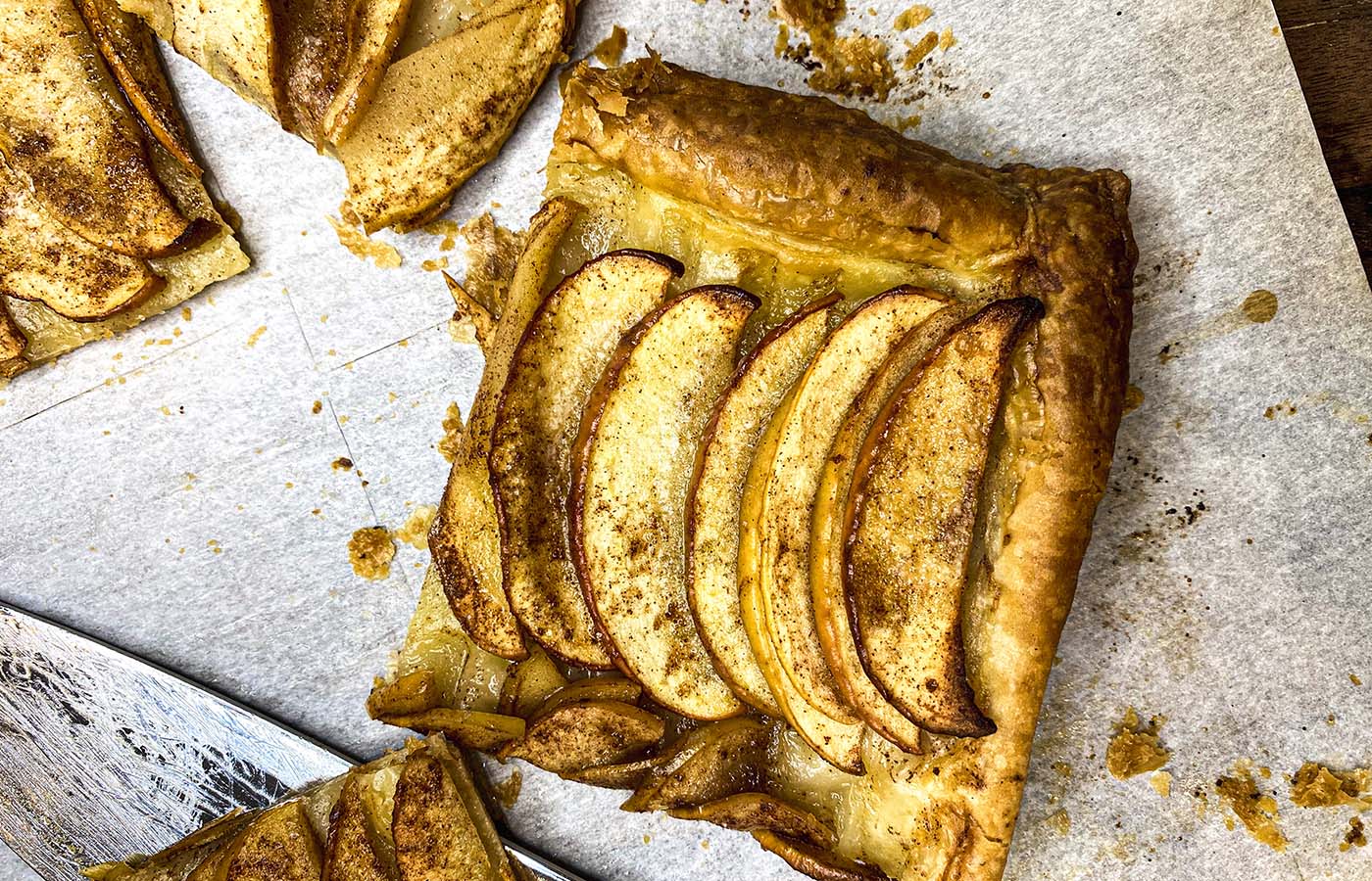 French Apple Tart with Sauvignon Blanc
