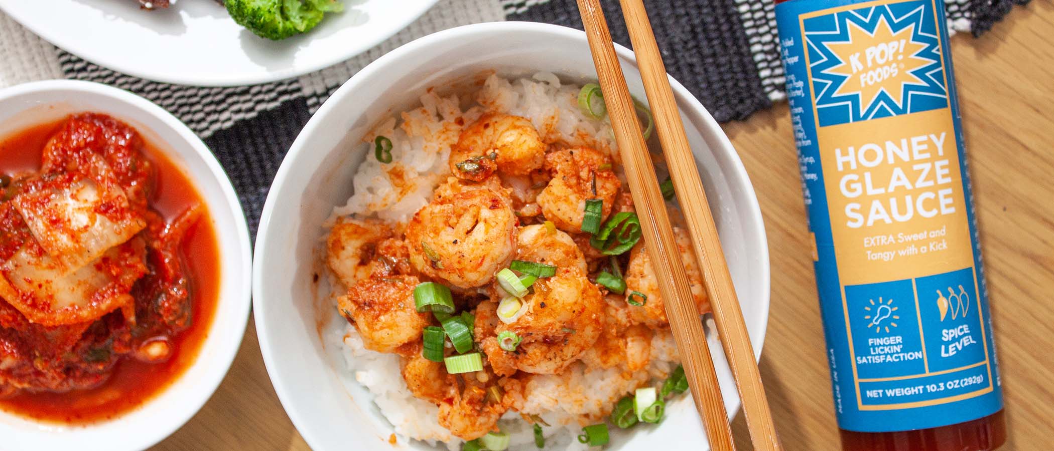KPOP Sweet Honey Shrimp bowl
