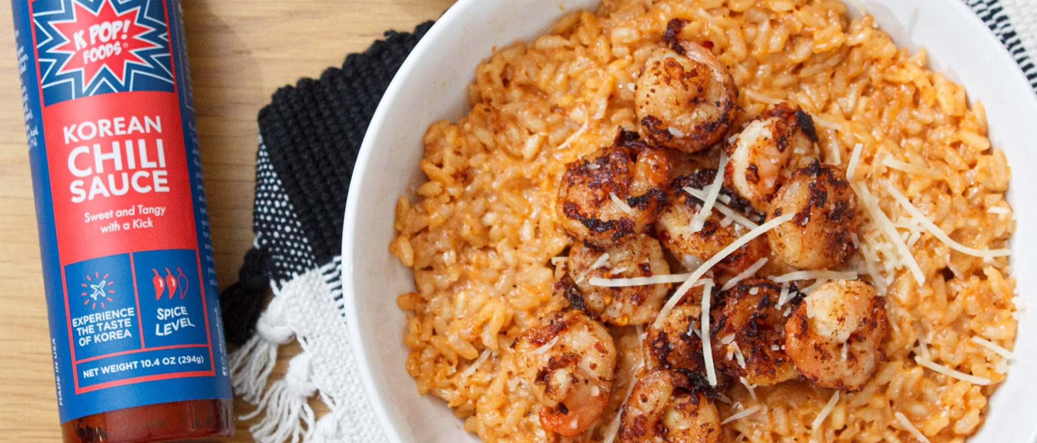 KPOP Korean Chili Sauce and Risotto