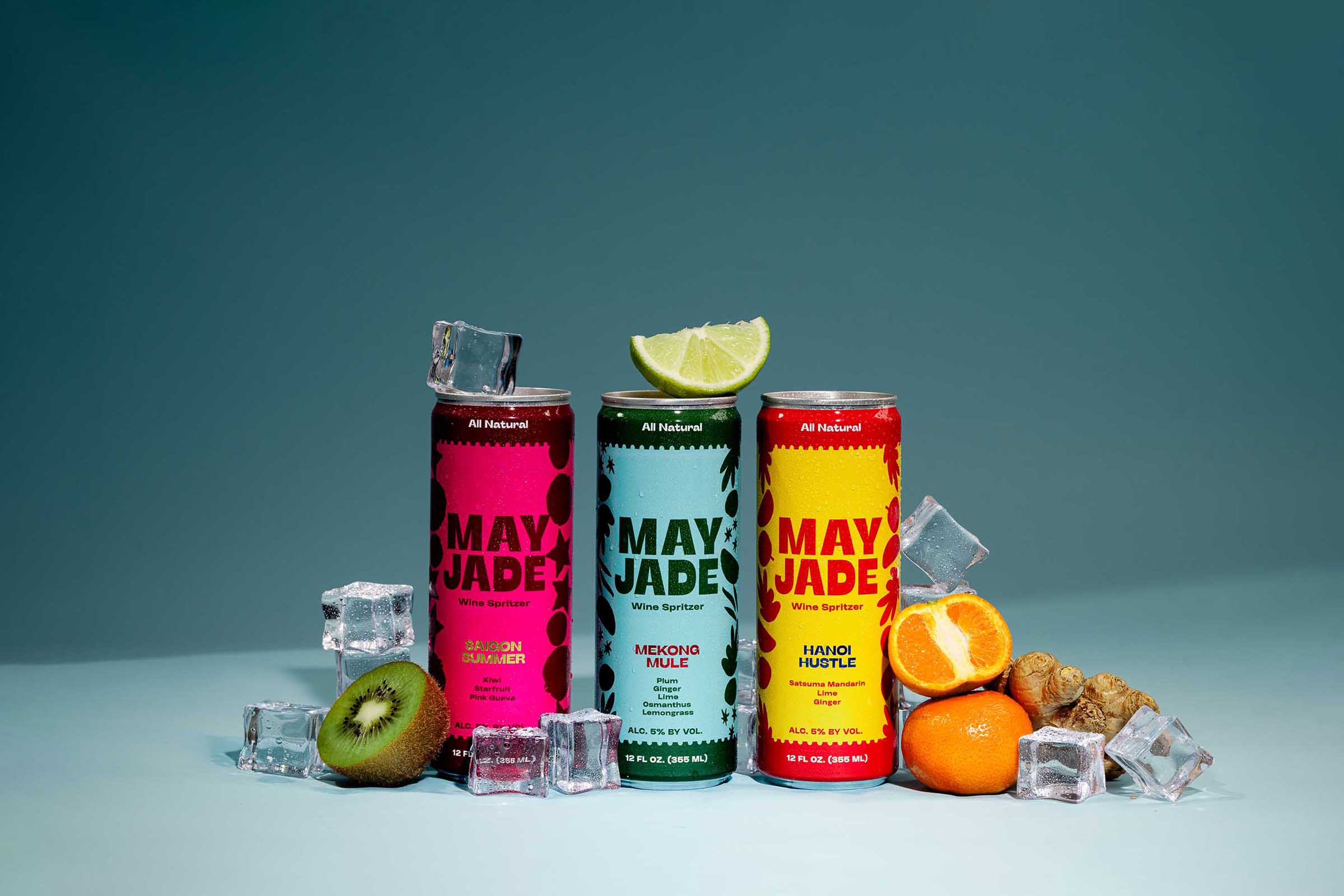 May Jade Wine Spritzers