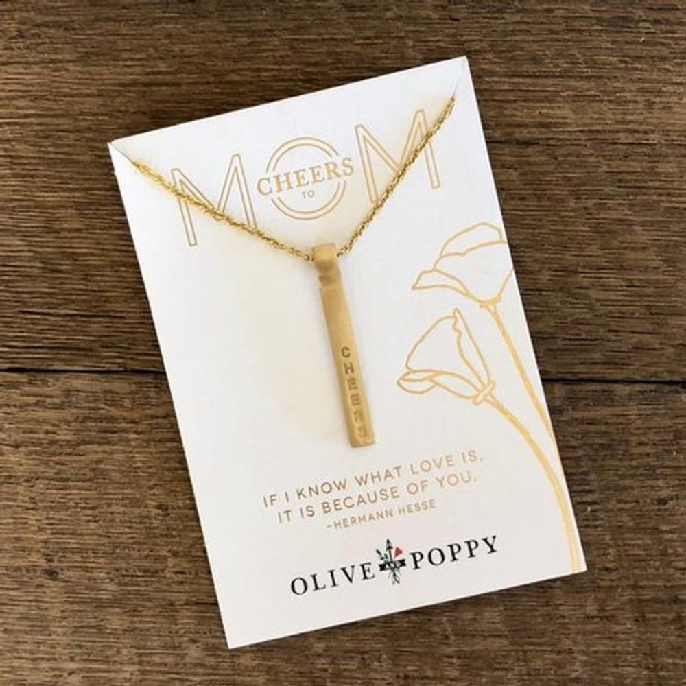 Olive and Poppy Cheers Necklace