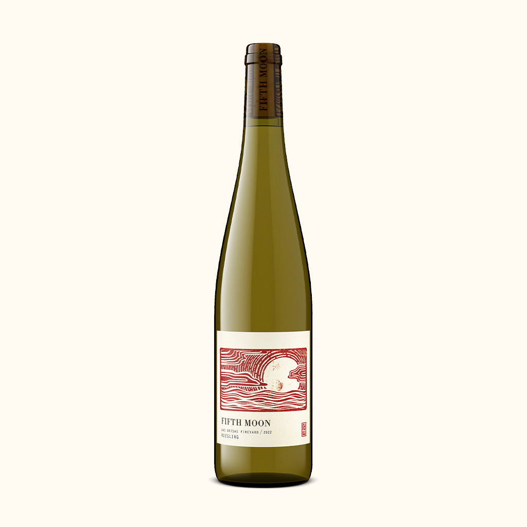 A bottle of Fifth Moon riesling