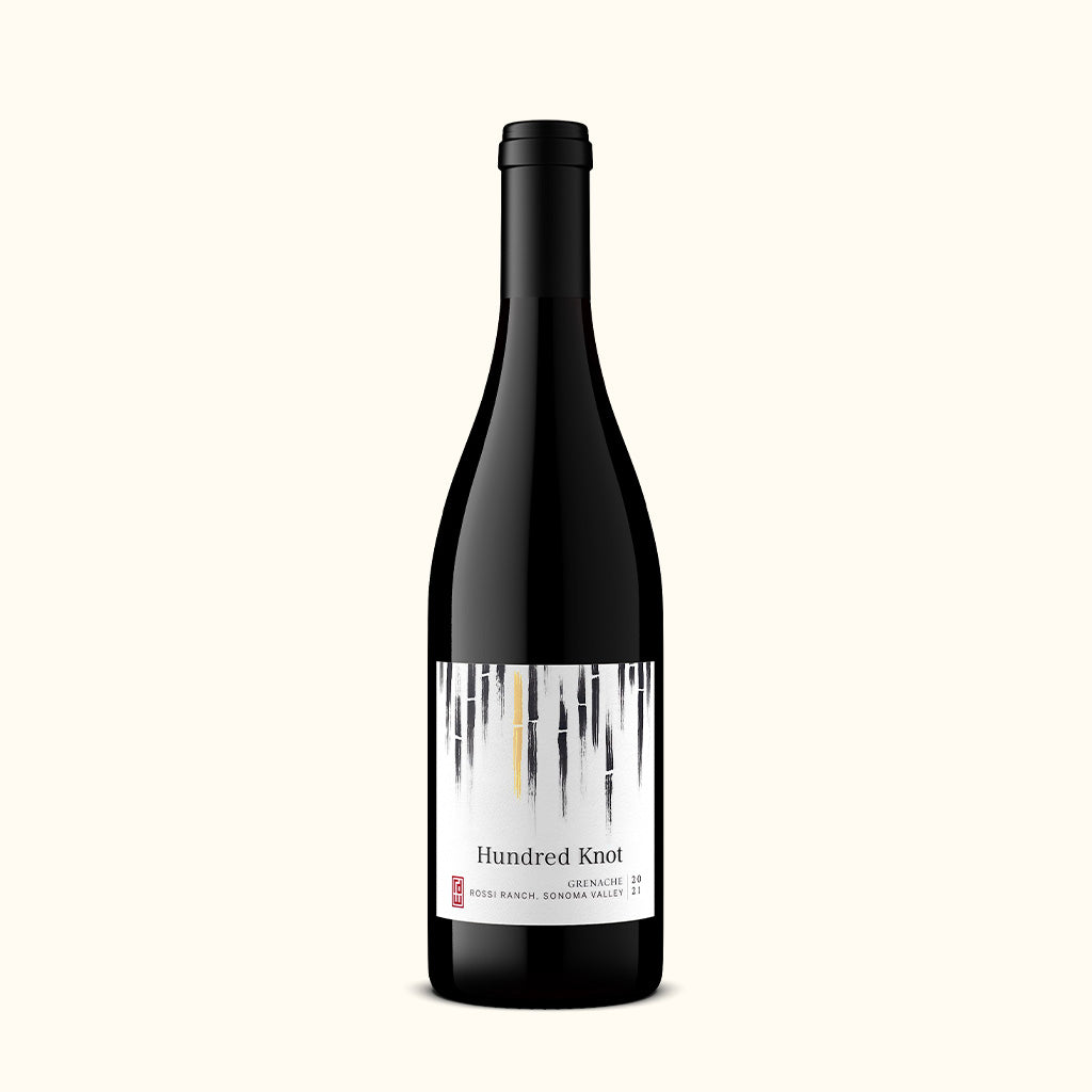 a bottle of hundred knot grenache from california