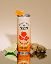 Sen Hanoi Hustle sparkling water — satsuma mandarin, lime, ginger