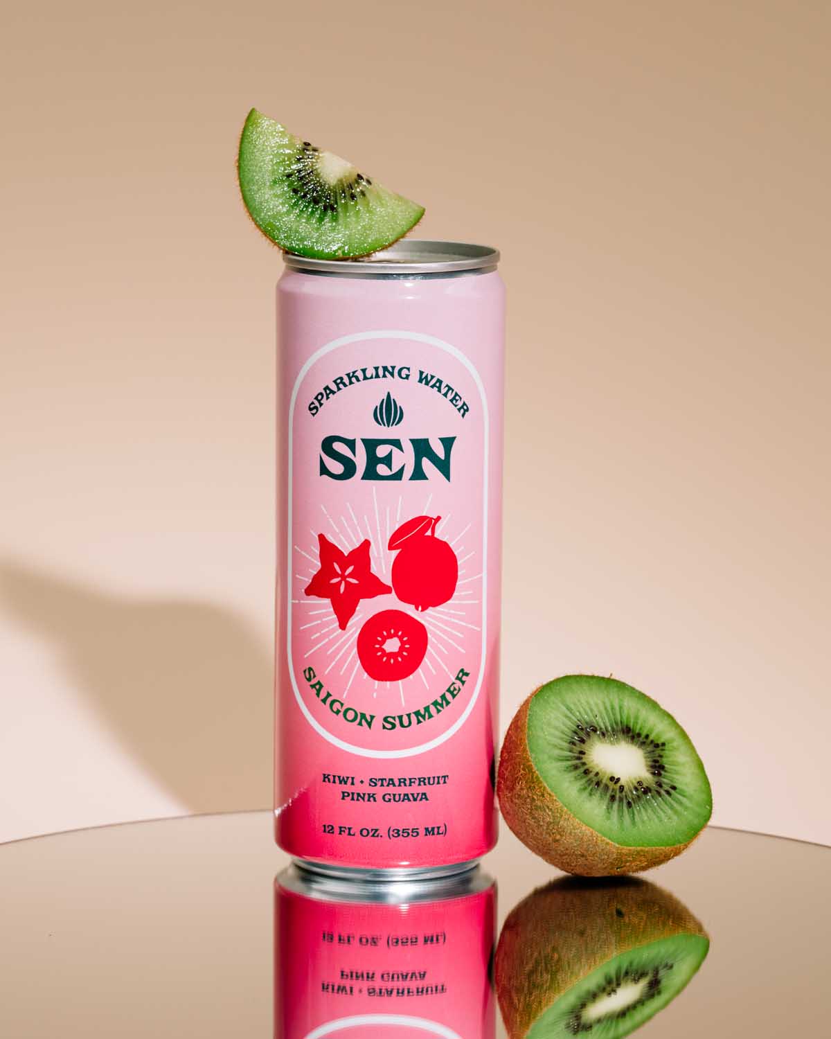 Sen Saigon Summer sparkling water — kiwi star fruit, pink guava
