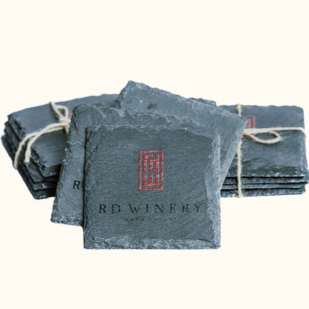 Logo Slate Coasters