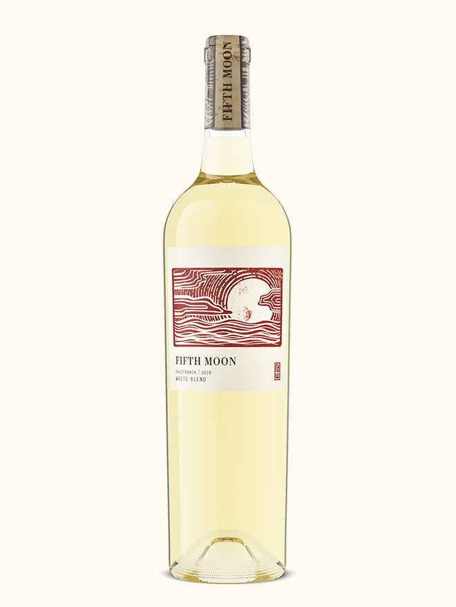 fifth-moon-white-blend Bottle of Fifth Moon white blend wine