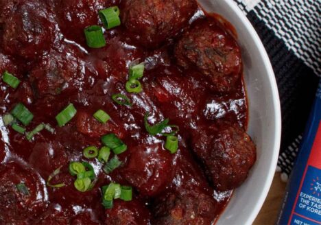 KPOP Foods Sweet and Sour Meatballs