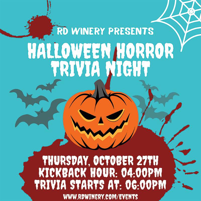 Halloween Horror Trivia Night 10/27 at 6pm