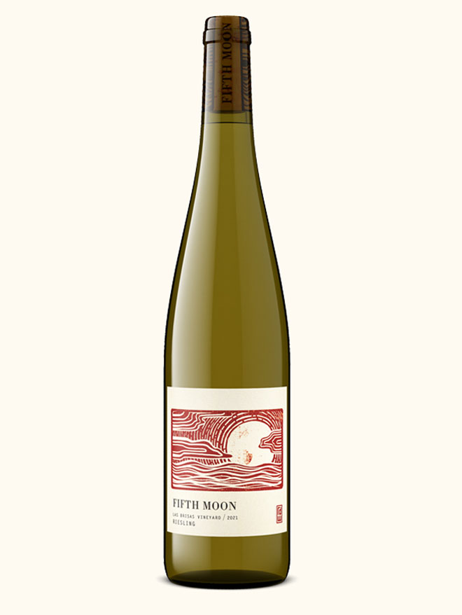 Fifth Moon Riesling wine bottle