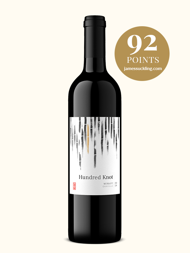 hundred-knot-merlot-19 Bottle of California merlot with 92 points